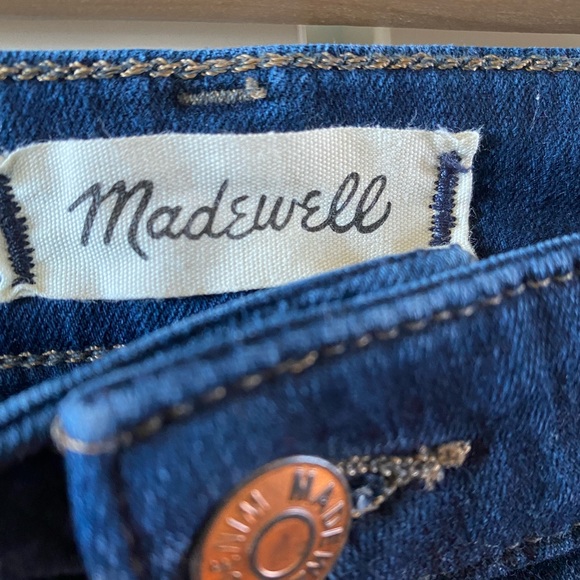 Madewell Curvy High Rise Skinny Dark Wash Jeans Size 29T  K4313 - Picture 5 of 8